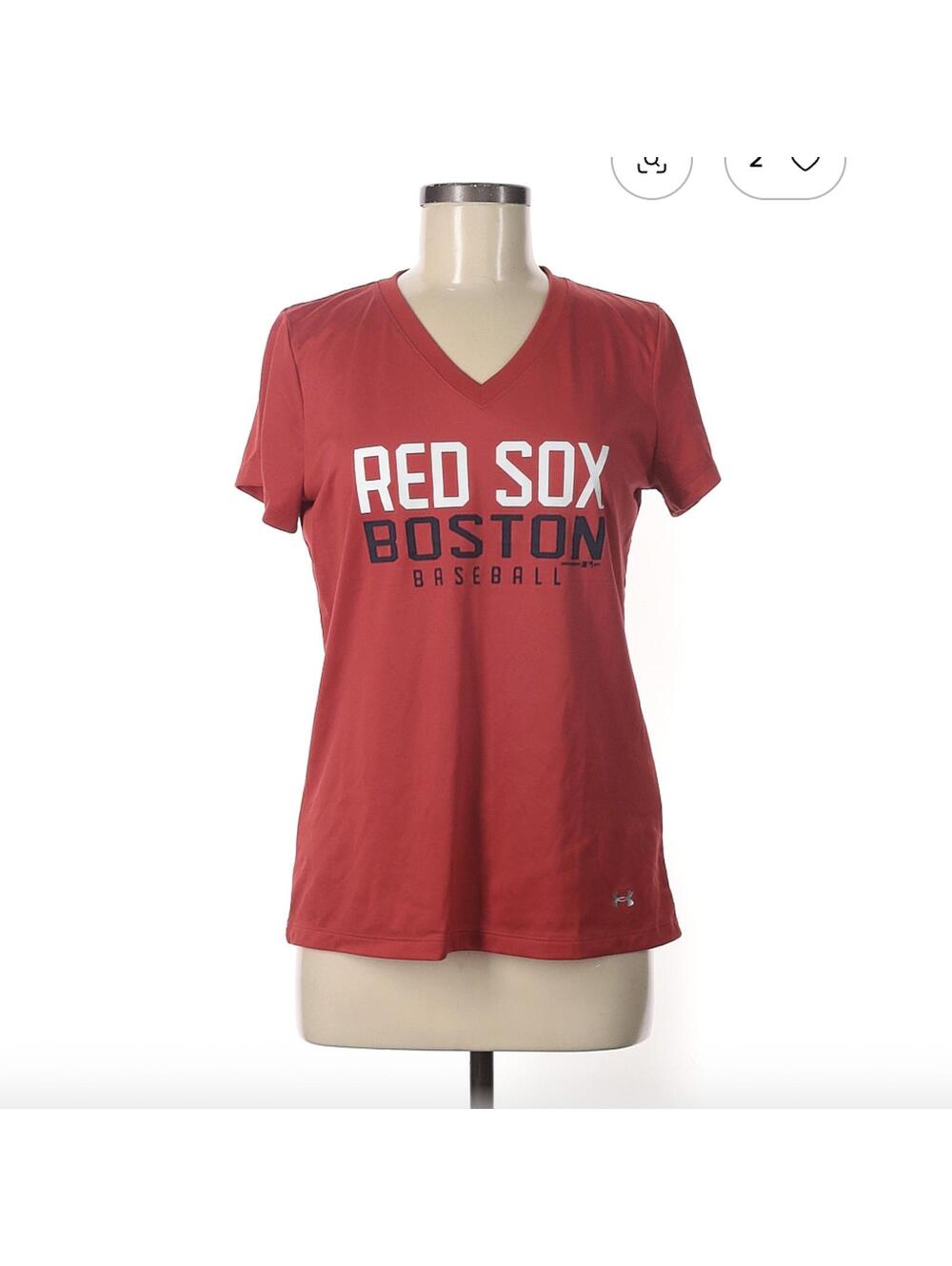 Under Armour Red Sox Boston Baseball Active T-Shirt Size M